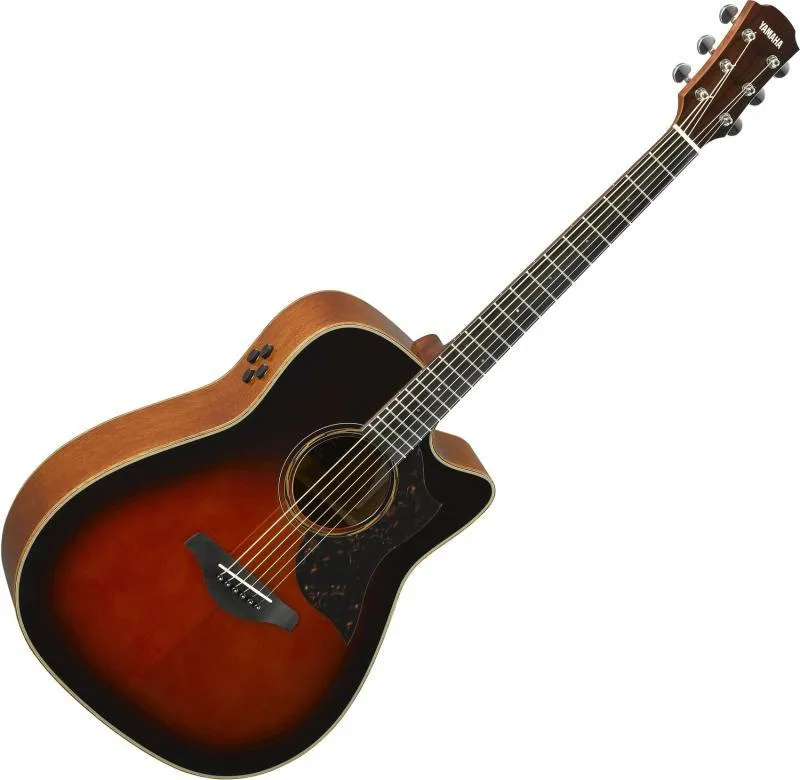 Yamaha elektroakustická kytara A3M ARE, dreadnought, Tobacco Brown Sunburst