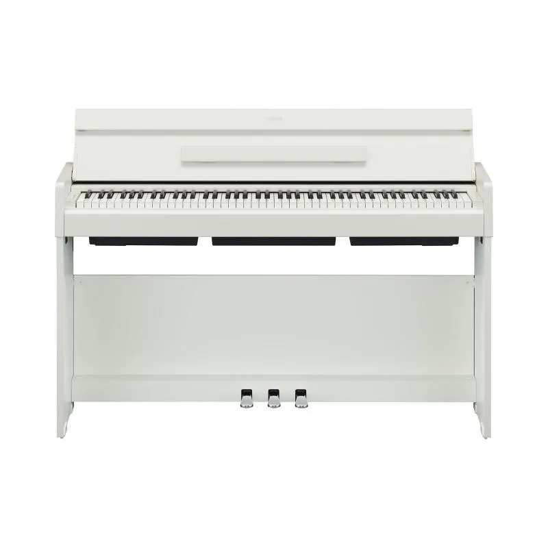 Yamaha Digitální piano YDP-S35WH, elegantní design, klavírní klávesy