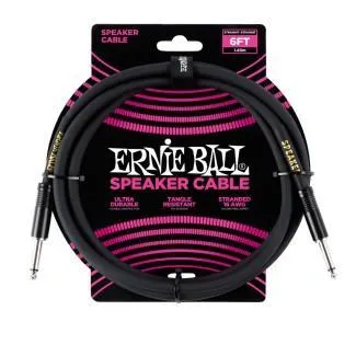 Ernie Ball 6' Hlasový kabel, Rovný / Rovný