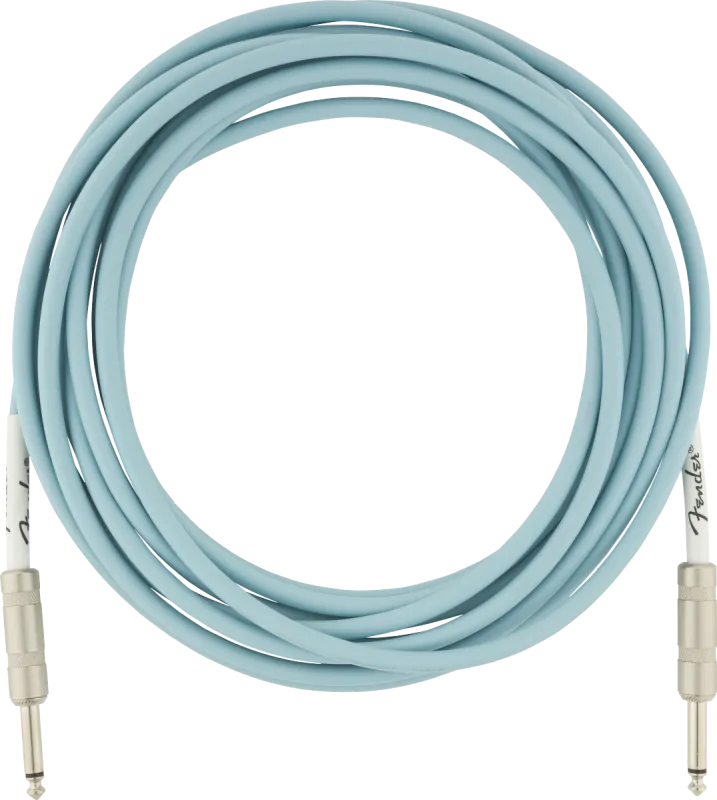 Fender IM kytarový kabel, 5,5 m, barva Daphne Blue