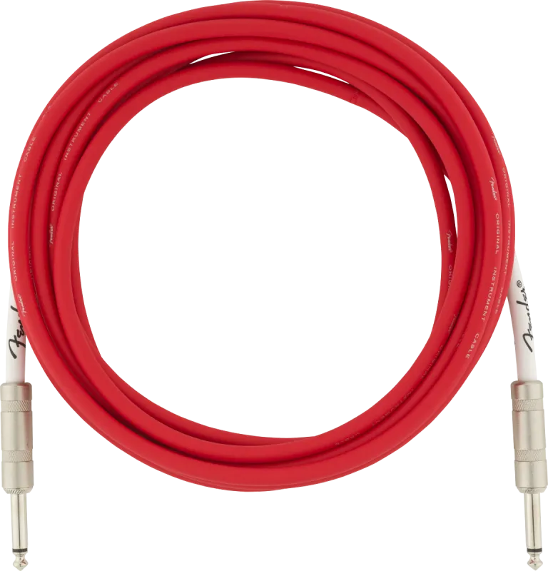 Fender IM kytarový kabel, 4,5m, barva Fiesta Red