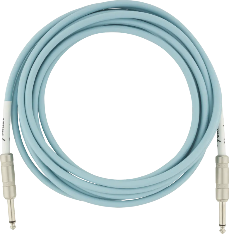 Fender IM kytarový kabel, 3 m, barva Daphne Blue