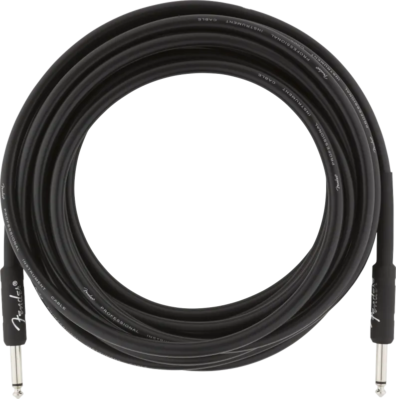 Fender Profesionální kabel, 5,5 m, rovný-rovný, černý