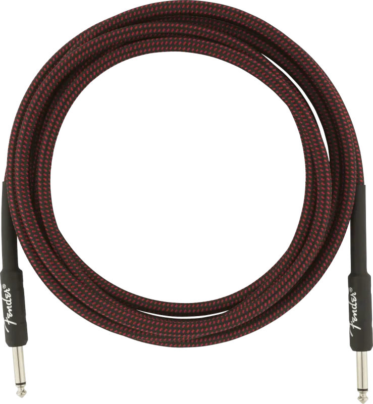 Fender Profesionální série, 3 m kytarový kabel, červený tweed
