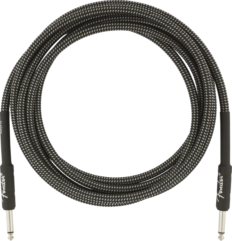 Fender profesionální série, 3 m kytarový kabel, šedý tweed