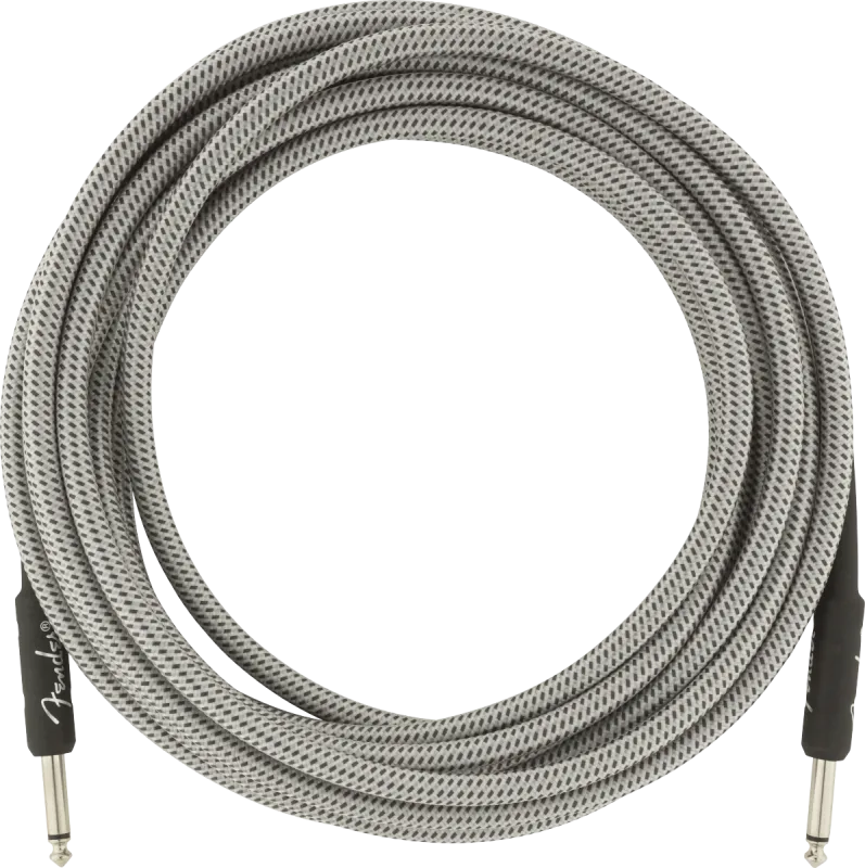 Fender kytarový kabel 5,5 m, bílý tweed