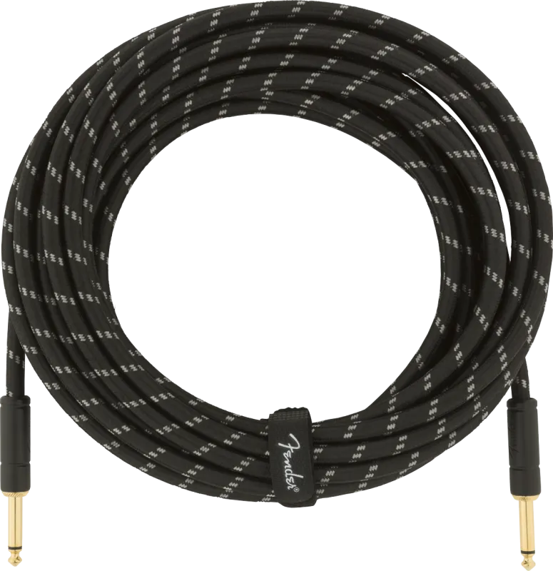 Fender Deluxe Series kabel, 7,5m, Tweed, rovný-rovný