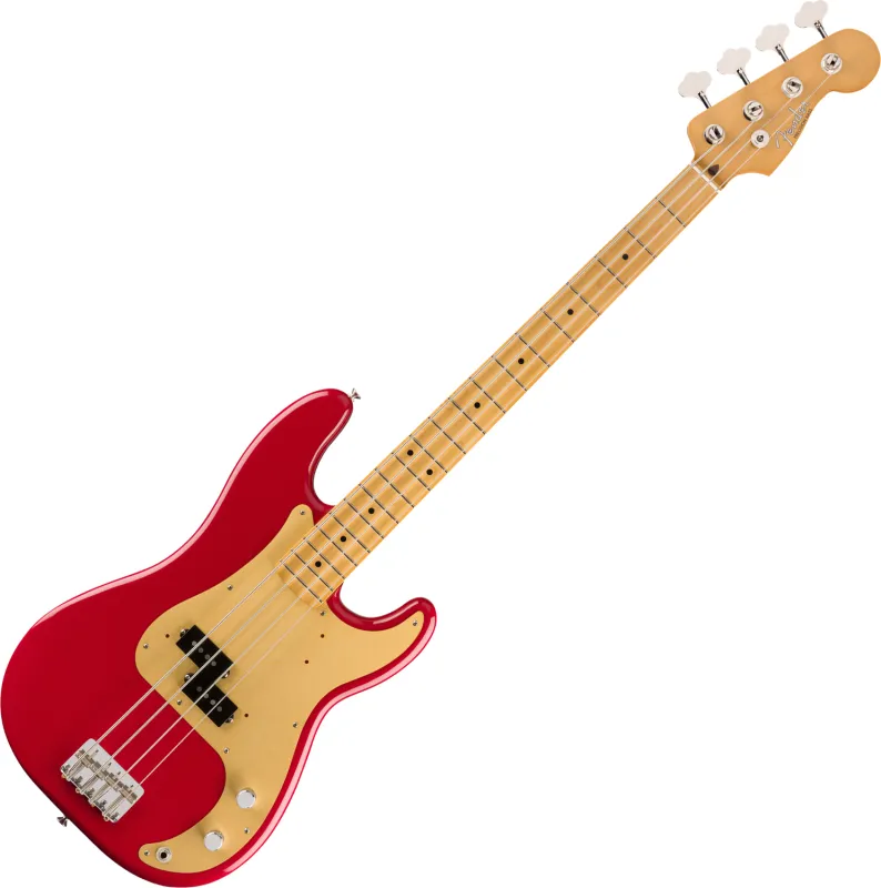 Fender Vintera '50s Precision Bass, javorový hmatník, Dakota Red