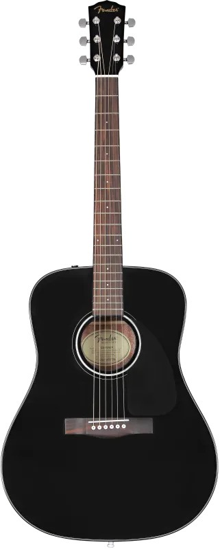 Fender Dreadnought akustická kytara CD-60 V3, černá
