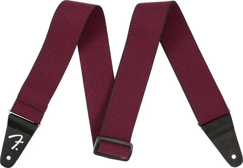 Fender kytarový popruh Weighless, červený tweed