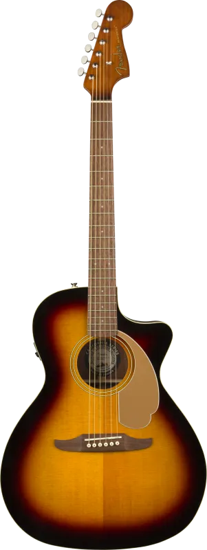 Fender elektro-akustická kytara Newporter Player, barva Sunburst