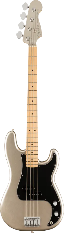 Fender elektrická basová kytara 75. výročí, javorová hmatník, barva Diamond Anniversary