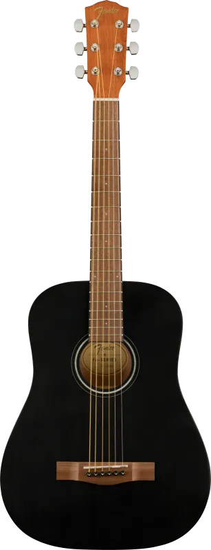 Fender Akustická kytara FA-15 Steel, černá, 3/4 velikost