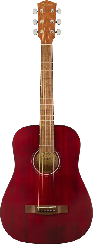 Fender akustická kytara FA-15 Steel 3/4, červená