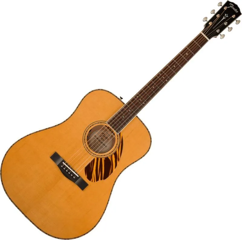 Fender Dreadnought akustická kytara PD-220E, elektro-akustická, přírodní