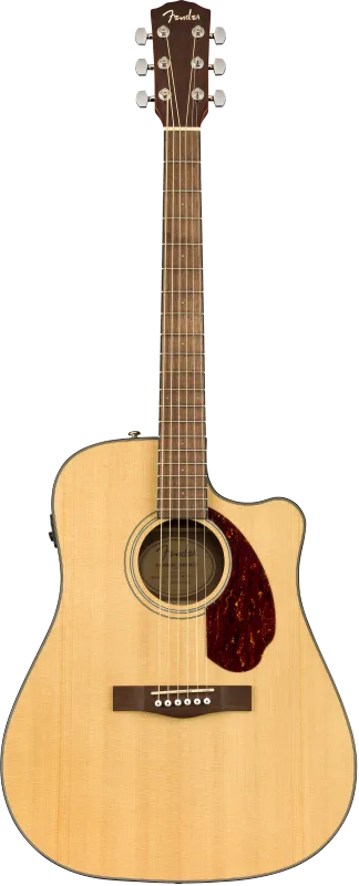 Fender elektroakustická kytara Dreadnought CD-140SCE, přírodní barva
