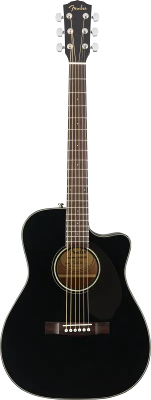Fender CC-60SCE koncertní elektro-akustická kytara, černá