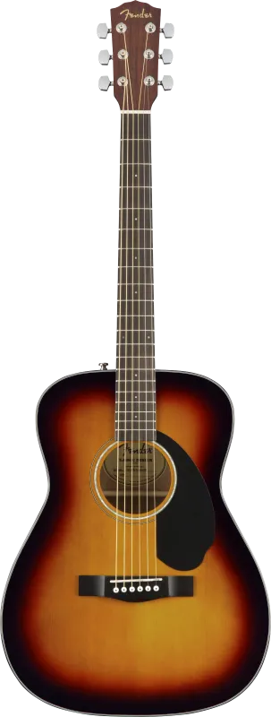 Fender CC-60S koncertní akustická kytara, 3-barvový Sunburst