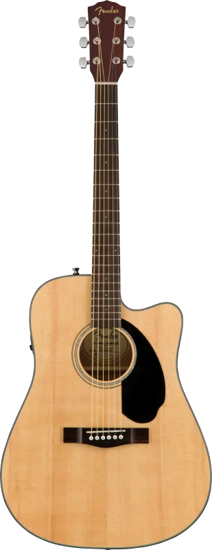 Fender Dreadnought elektro-akustická kytara, přírodní barva