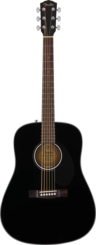 Fender Dreadnought akustická kytara, černá