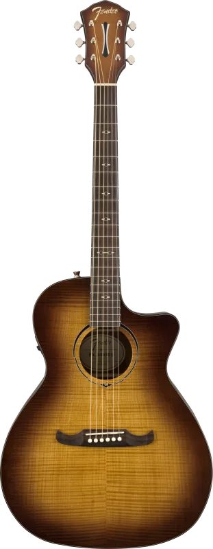 Fender FA-345CE Auditorium elektro-akustická kytara, 3-tónová Tea Burst