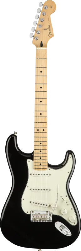 Fender Elektrická kytara Player Stratocaster, javorový hmatník, černá