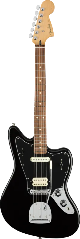 Fender Elektrická kytara Player Jaguar, Pau Ferro hmatník, černá