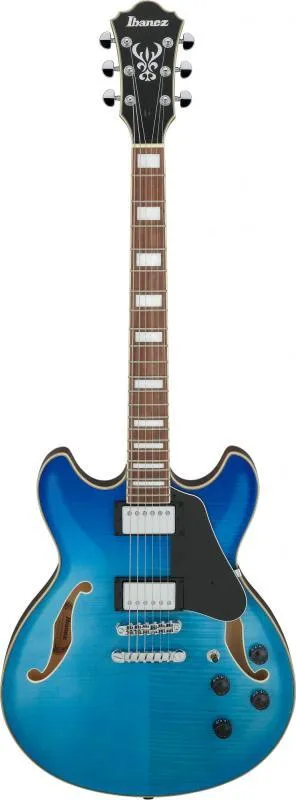 Ibanez elektrická kytara AS73FM-AZG, mahagonové tělo, snímače ACH