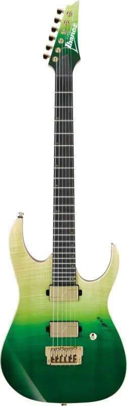 Ibanez elektrická kytara Luke Hoskin Signature, 6 strun, transparentní zelený gradient
