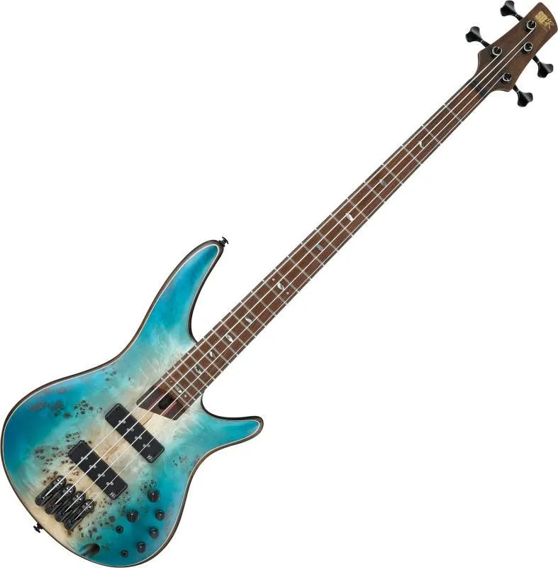 Ibanez Premium SR 4-Str, Karibská pobřežní modř, včetně gig bagu