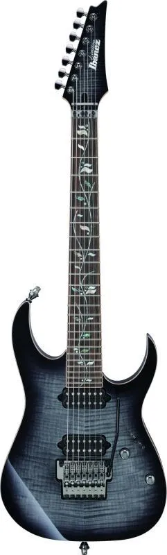 Ibanez j.custom 7-strunná kytara černá, včetně pouzdra