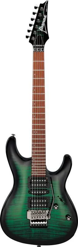 Ibanez Signature kytara 6-strunová Kiko Loureiro, průhledná smaragdová burst