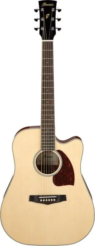 Ibanez PF 6-Str elektroakustická dreadnought kytara, přírodní vysoký lesk