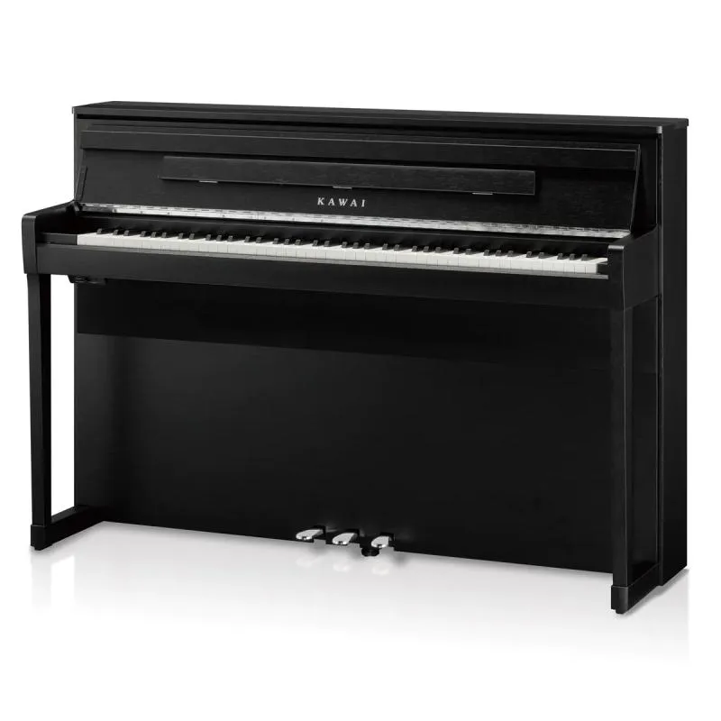 Kawai digitální klavír, 88 kláves, kladívková mechanika, 256 hlasů, Bluetooth, černý