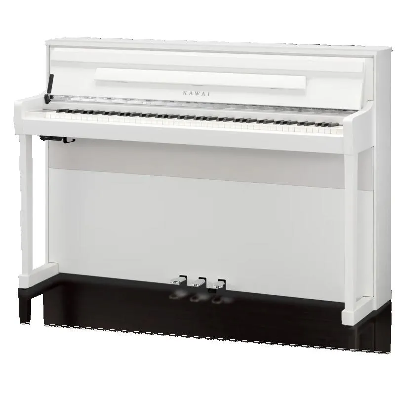 Kawai digitální klavír, 88 kláves, kladívková mechanika, 256 hlasová polyfonie, Bluetooth, bílá