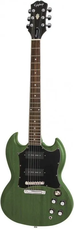 Epiphone SG Classic Worn P90 WIG elektrická kytara, Worn Inverness Green