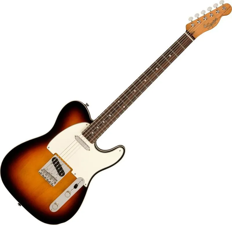 Squier Classic Vibe Baritone Custom Telecaster, javorový hmatník, 3-barvový sunburst