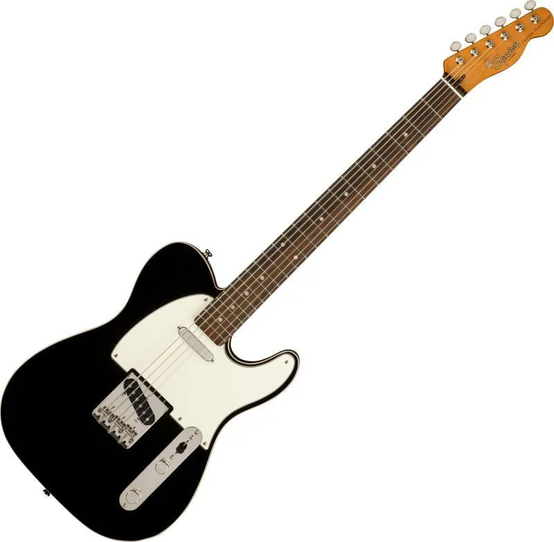 Squier Classic Vibe Baritone Custom Telecaster, javorový hmatník, černá