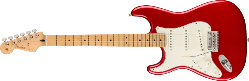 Fender Elektrická kytara Player Stratocaster, levá, Candy Apple Red