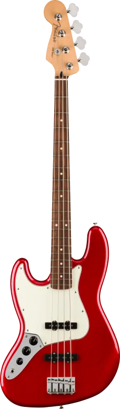 Fender Jazz Bass levý, Pau Ferro hmatník, Candy Apple Red