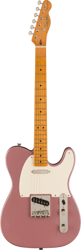 Squier FSR Classic Vibe '50s Telecaster, javorový hmatník, parchantová pickguard, burgundská mlha