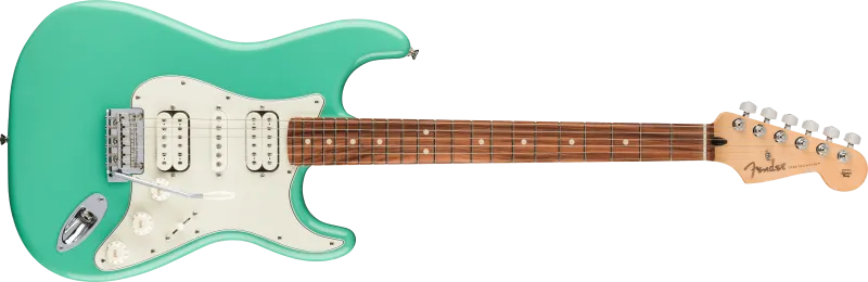 Fender elektrická kytara Player Stratocaster HSH, Sea Foam Green