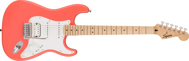 Squier Sonic Stratocaster HSS MN Tahitian Coral