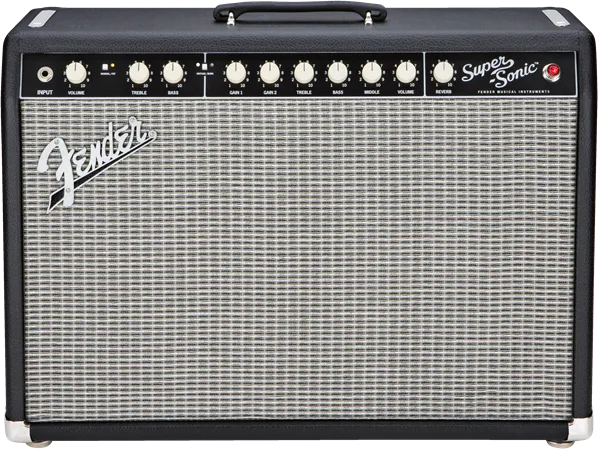 Fender Super-Sonic 22 černý, lampový kytarový zesilovač