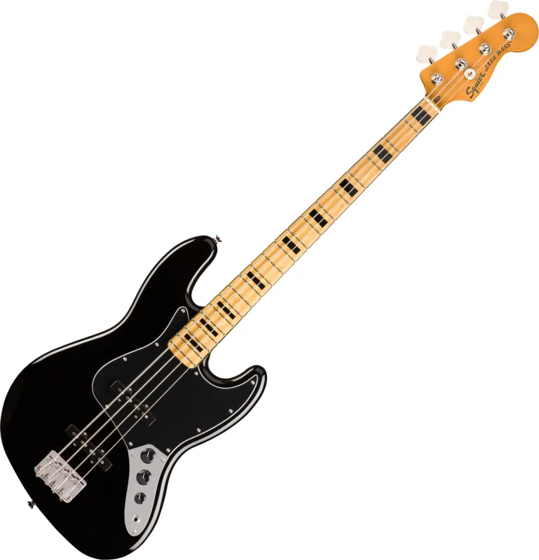 Squier Classic Vibe '70s Jazz Bass, javorový hmatník, černá