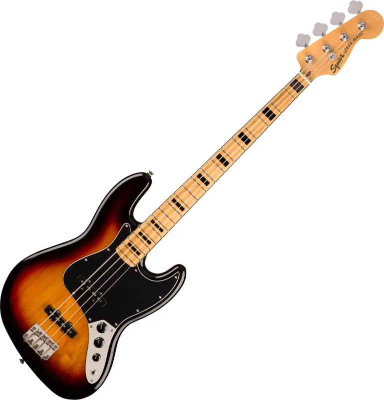 Squier Classic Vibe '70s Jazz Bass, javorový hmatník, 3-barvový sunburst