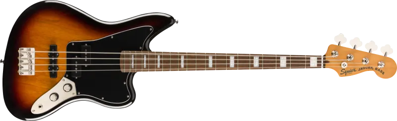 Squier Classic Vibe Jaguar Bass, javorová hmatník, 3-barvový sunburst