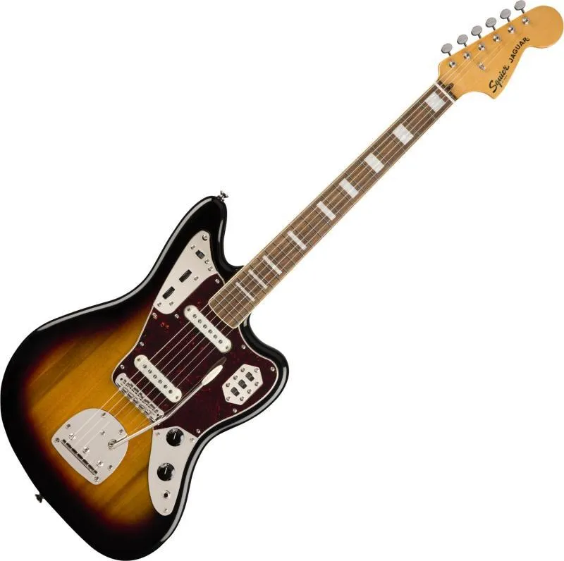 Squier Classic Vibe '70s Jaguar, javorová hmatník, 3-barvový sunburst