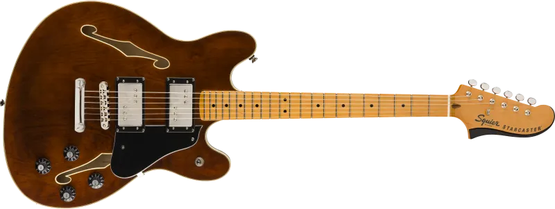 Squier Classic Vibe Starcaster Ořechová, elektrická kytara, unikátní styl