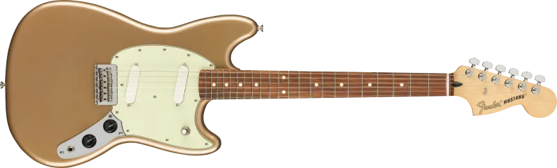 Fender Player Mustang, Pau Ferro hmatník, Firemist Gold